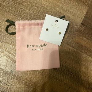 Kate Spade gold ‘spade’ stud earrings